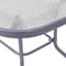 Flash Furniture Tory 27.5-in x 47.25-in Patio Table w/Tempered Glass Top w/Umbrella Hole and Steel Tube Frame, Slvr FV-FRB7-120-7W-SV-GG - alternate 6